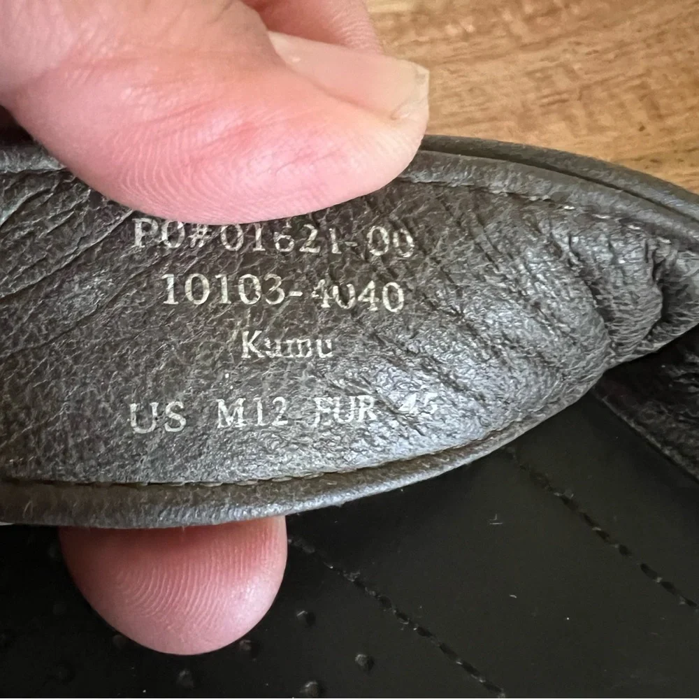 Olukai Mens Kumu Leather Sandals Flip Flop Flats shoes Size 12